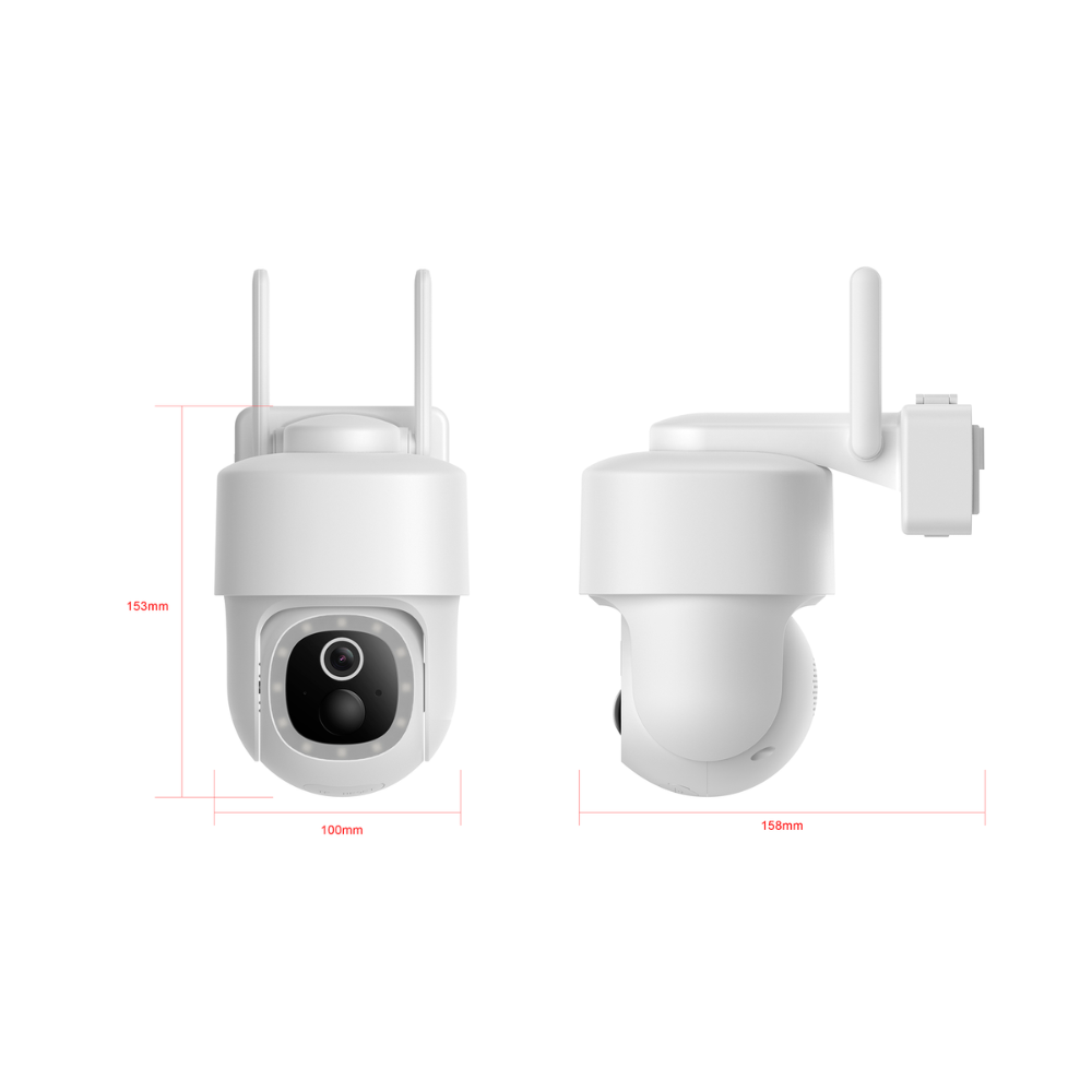 Camara Dimax WiFi 4MP Full Color Audio Bidireccional IP65 soporta MicroSD 256GB con Panel Solar y Bateria G119