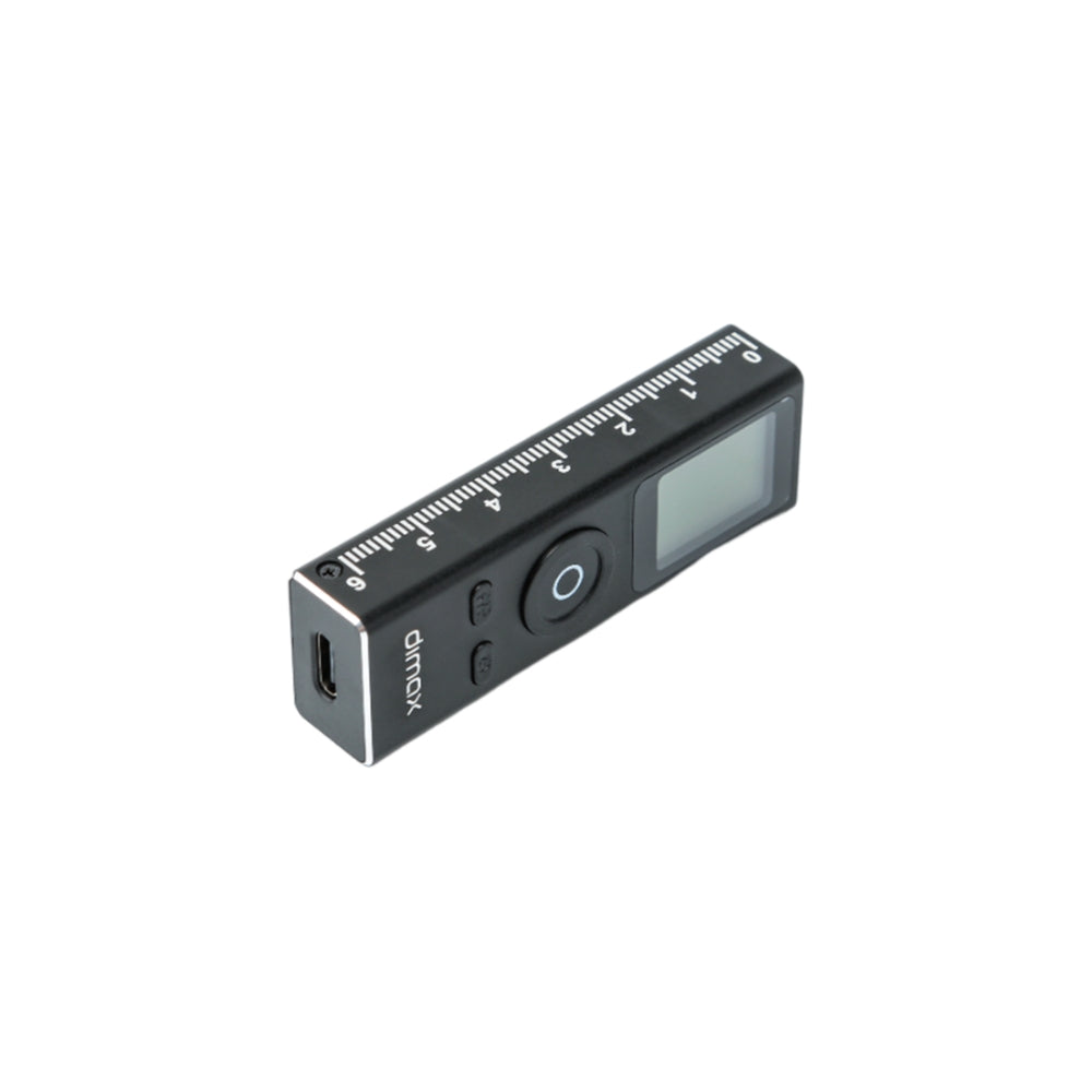 Mini Telemetro Laser Dimax Diseño Compacto Distancia de Medicion 0.03-30 metros Puerto USB-C Carcasa Aleacion de Aluminio Bateria 250mAh Y006