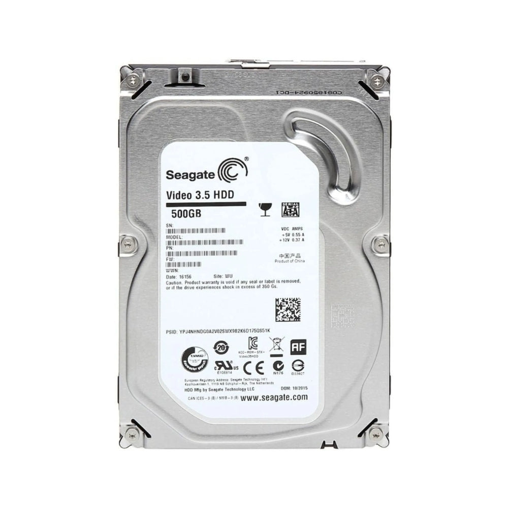 Disco Duro Seagate 500GB 5900RPM Cache 16MB Sata III Bajo Consumo y Silencioso 3.5” Reempaquetado ST500VM000