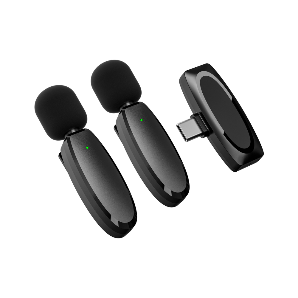 Microfono Dimax Inalambrico Doble con Receptor puerto USB-C V384