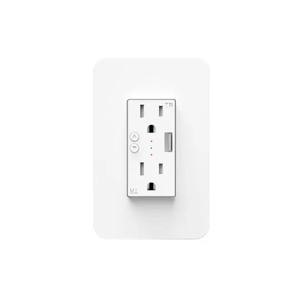 Enchufe Dimax Smart Doble Maximo 15Amp + 1 USB Frecuencia Zigbee Requiere Hub H373
