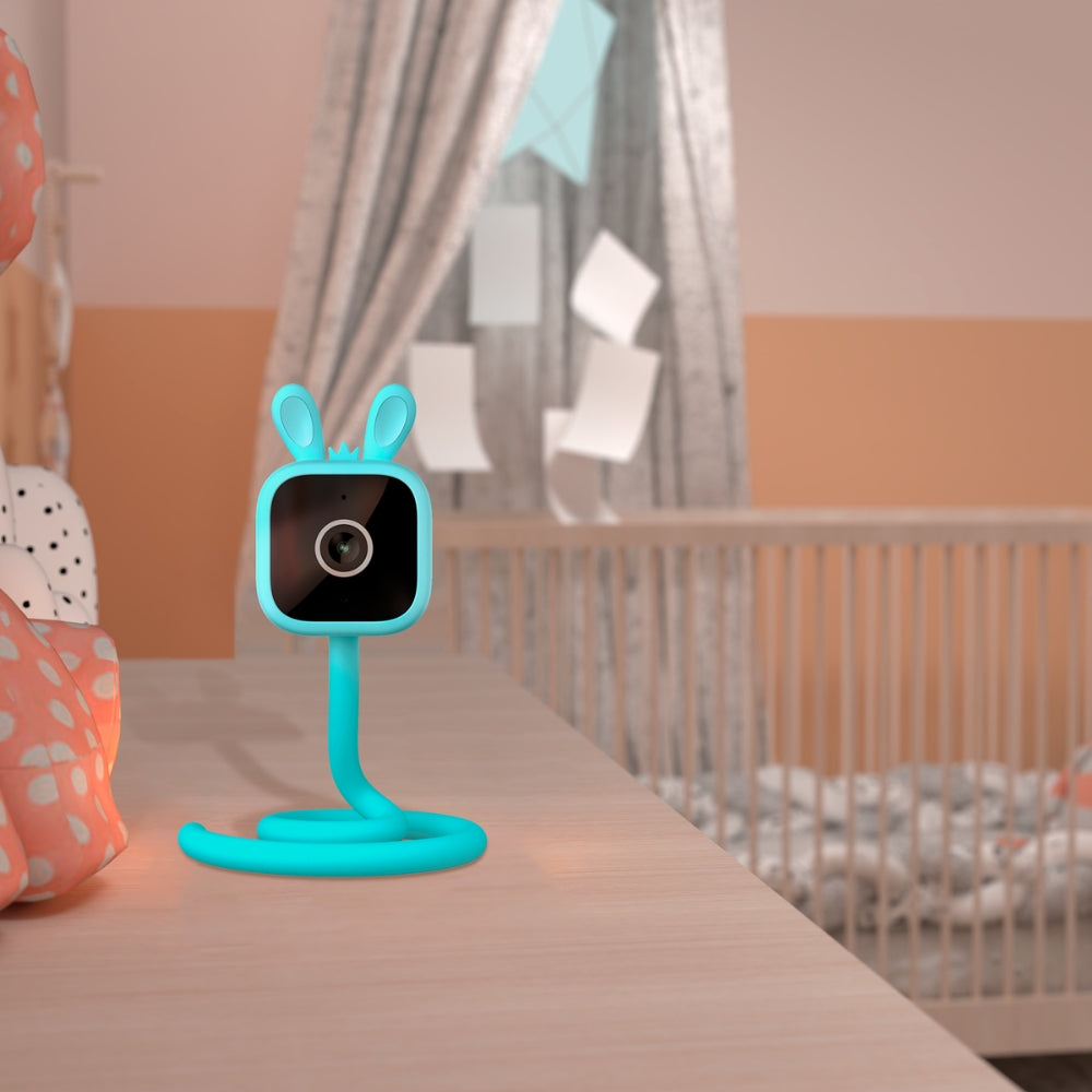 Camara Dimax 3MP IP WiFi para Bebe Detecta Personas y Llanto Reproduce Canciones de Cuna Audio 2 Vias Micro SD hasta 256GB G117