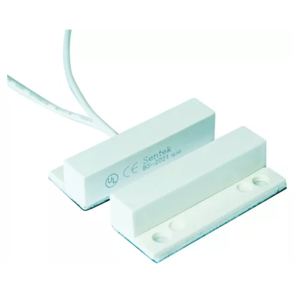 Contacto Magnetico Sentek para Blindex color Blanco BS-2021WH