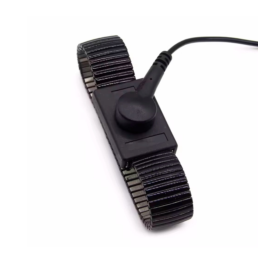 Pulsera Antiestatica Dimax Longitud 2.4 metros No Alergenico Ideal para trabajos en Dispositivos Electronicos Y007