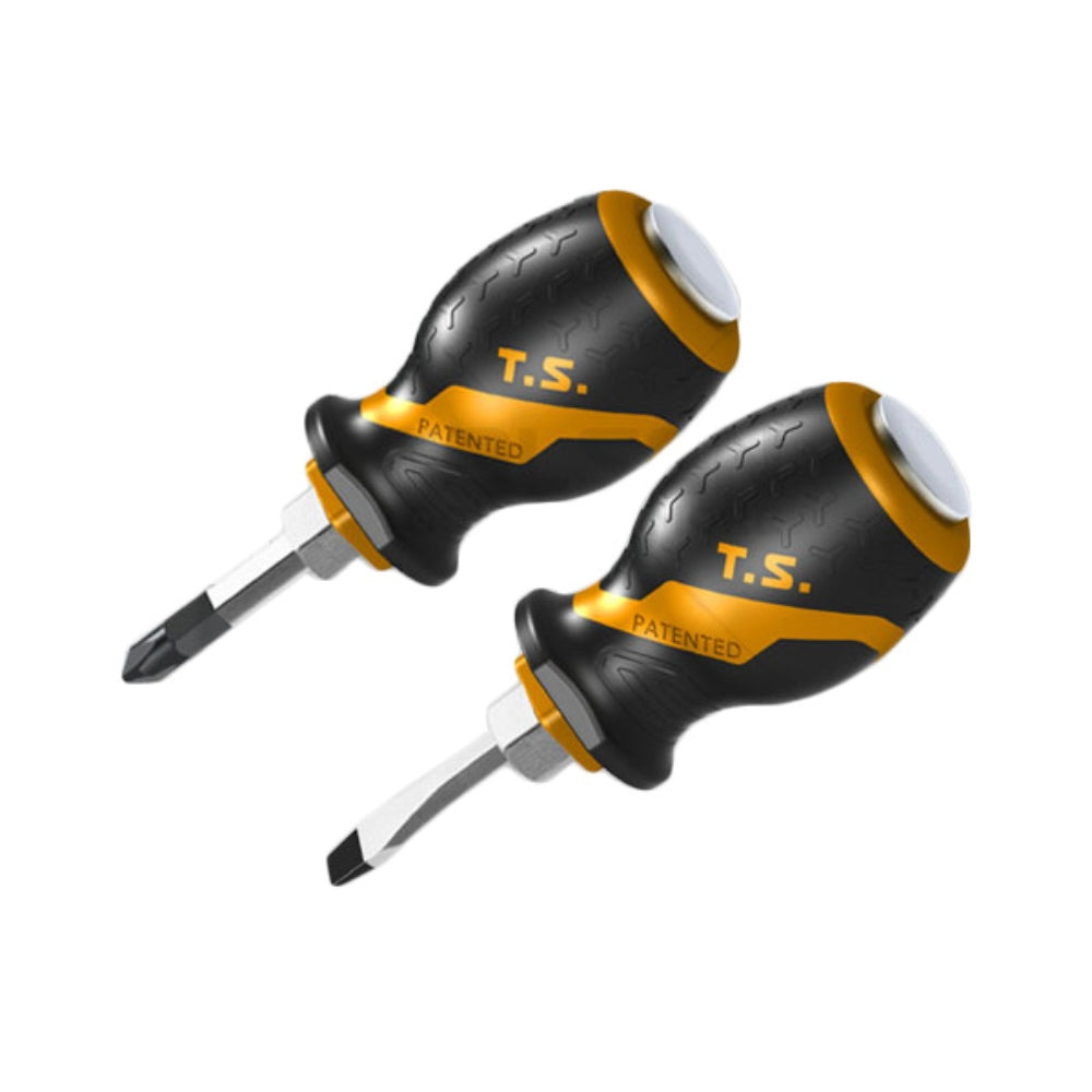 Set de 2 Piezas de Mini Destornilladores Tolsen Punta Magnetica 20181