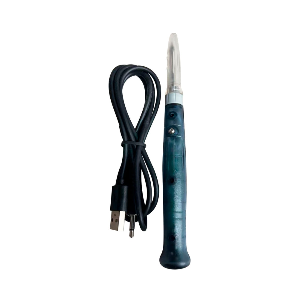 Soldador Dimax Electrico Portatil USB 5V 8Watts Indicador LED Punta de Larga Duracion Incluye Accesorios Y009