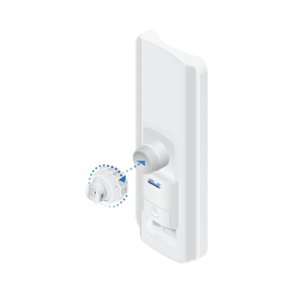 Litebeam Ubiquiti Sectorial GPS 5AC 90° PTP o PTMP 5GHz 17dBi 25dBm Inyector PoE 24V 0.5A Gigabit Incluido UB-LAP-GPS