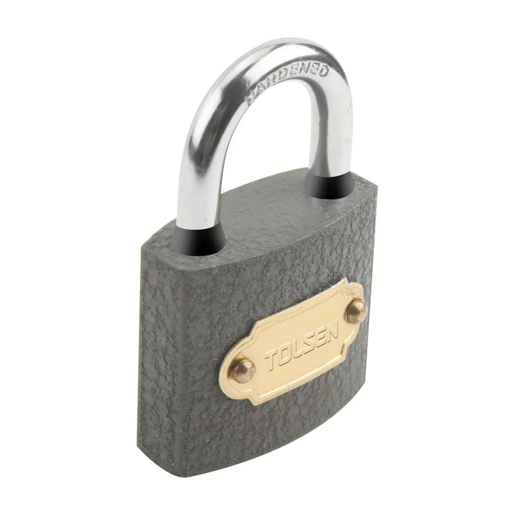 Set de 6 Candados Tolsen de Hierro de 63mm Incluye 3 llaves 55136
