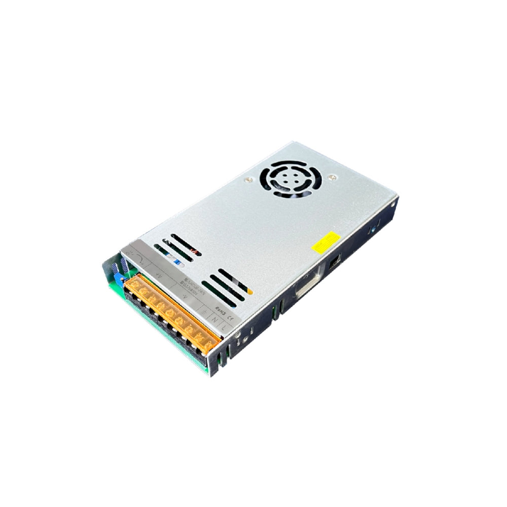 Fuente de Poder Dimax Tipo Rejilla Salida 12Vdc 30Amp Potencia Nominal 400Watts Material Aleacion de Aluminio IP55 Z039