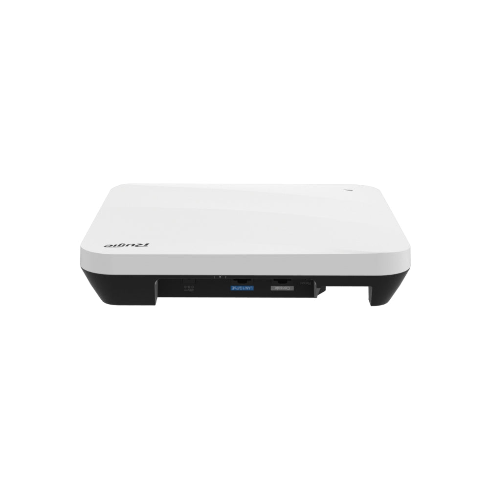 Access Point Ruijie WiFi6 AX1755 Doble Banda 2.4 y 5GHz 802.11AX 802.11AC 1xGE Soporta 512 Usuarios No Incluye PoE RG-AP810-L