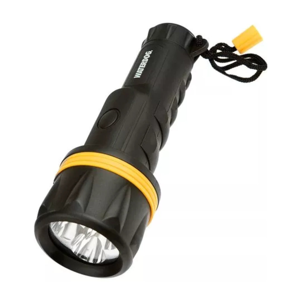 Linterna Tolsen con 3 LEDs Alcance hasta 10 Metros Bateria 2xAA 60020