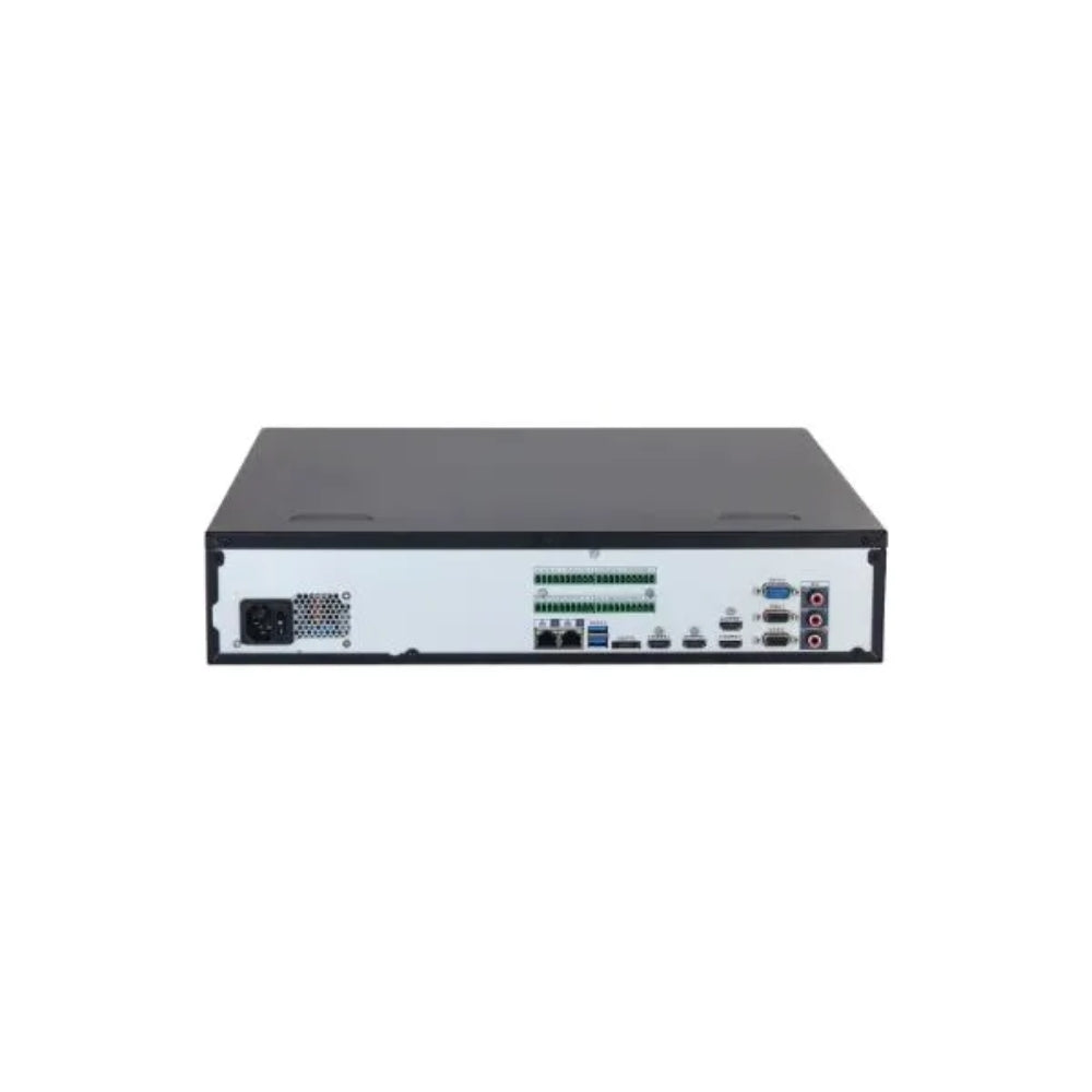 Grabador IP Dahua de 64 Canales Ultra 4K Max 1024/1024/800Mbps Soporta RAID 0/1/5/6/10 SMD Plus Metada ANRP Conteo de Personas 8xHDDhasta 16TB ONVIF DHI-NVR608H-64-XI