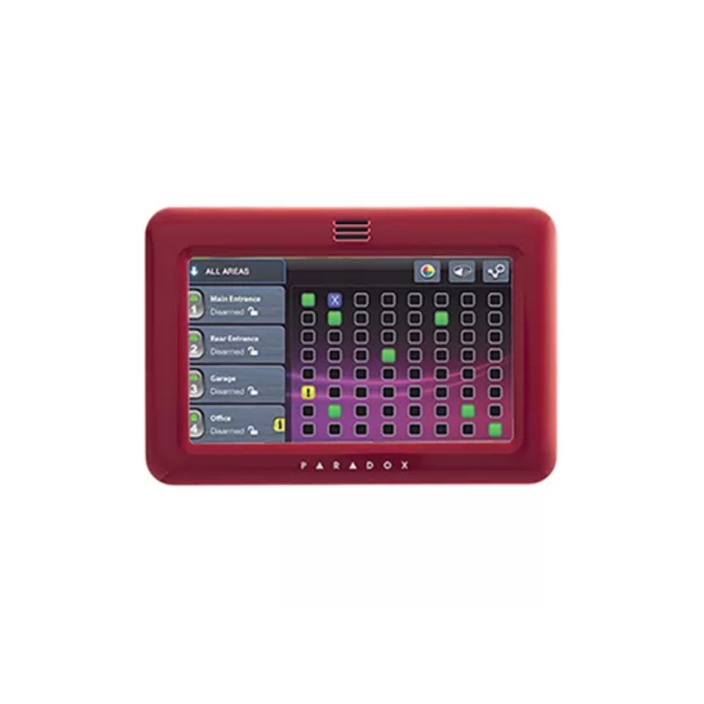 Marco para Teclado Paradox TM50 color Rojo FPLATE-R