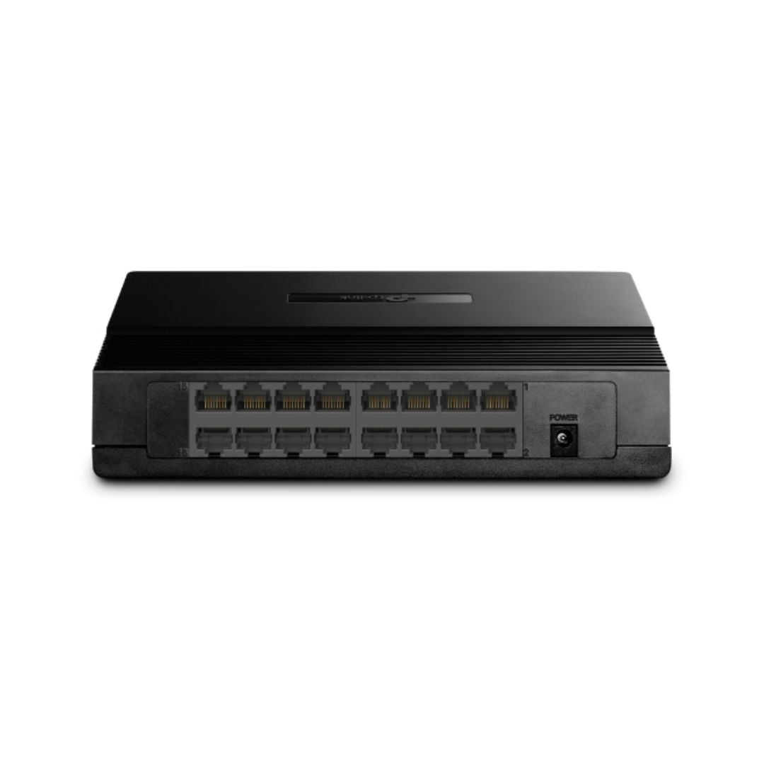Switch TP-Link 16 Puertos Montaje en Escritorio o Pared TL-SF1016D