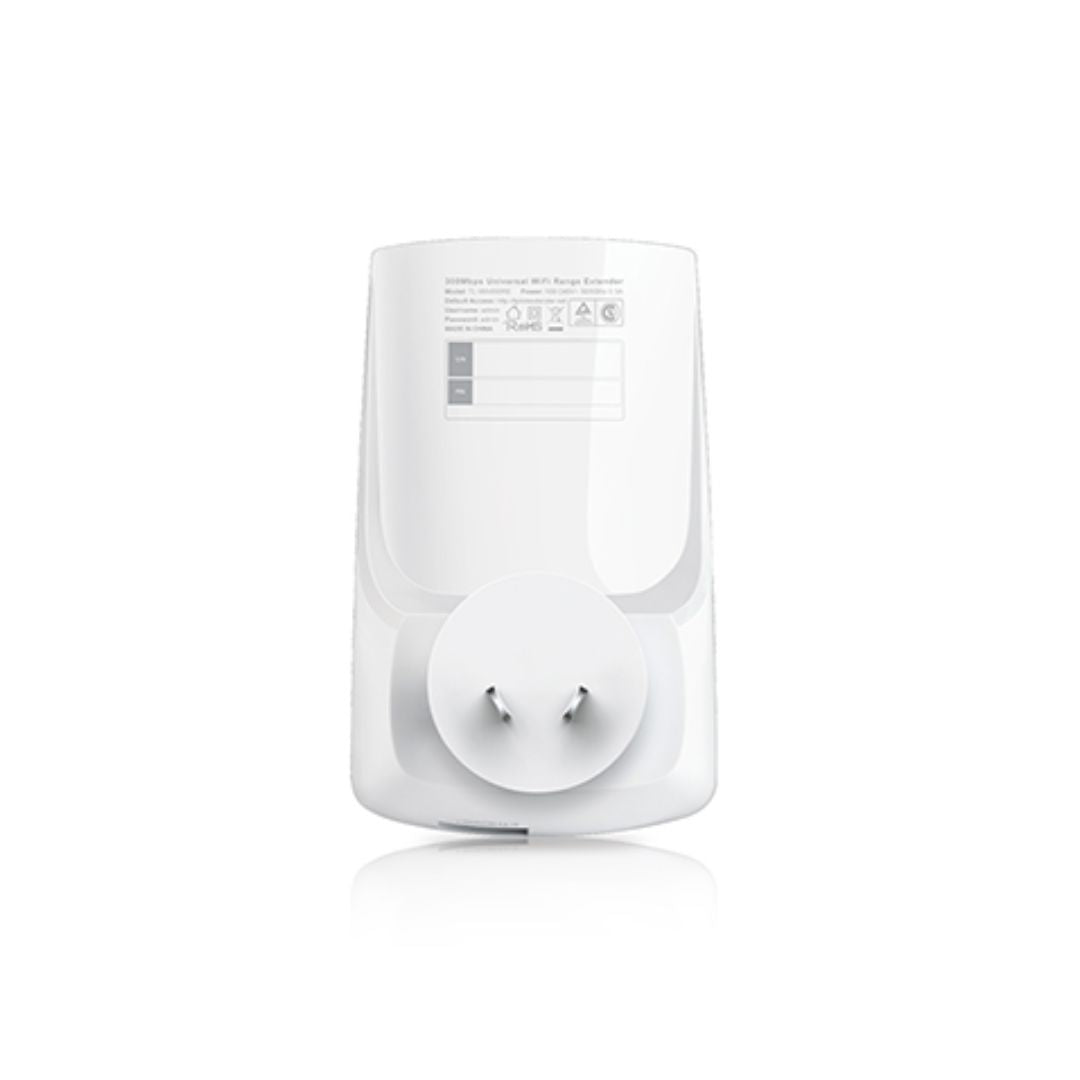 Extensor de Cobertura TP-Link Wifi N300 2.4GHz 2 Antenas Internas 1 Puerto Ethernet Modo AP TL-WA850RE