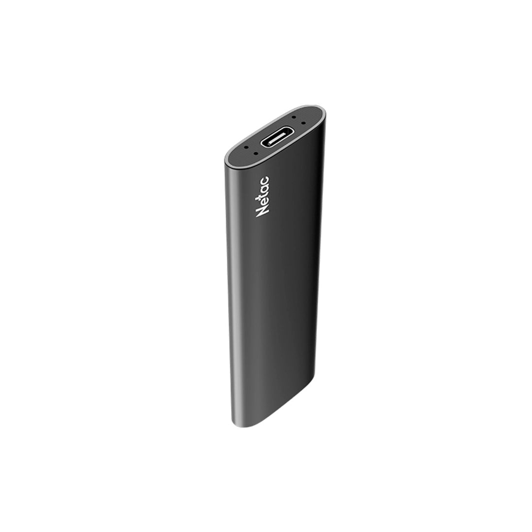 Disco Duro Netac Portatil 500GB SSD USB-C 3.2 Gen2 R/W hasta 550/480 MBps NT01ZSLIM-500G-32BK