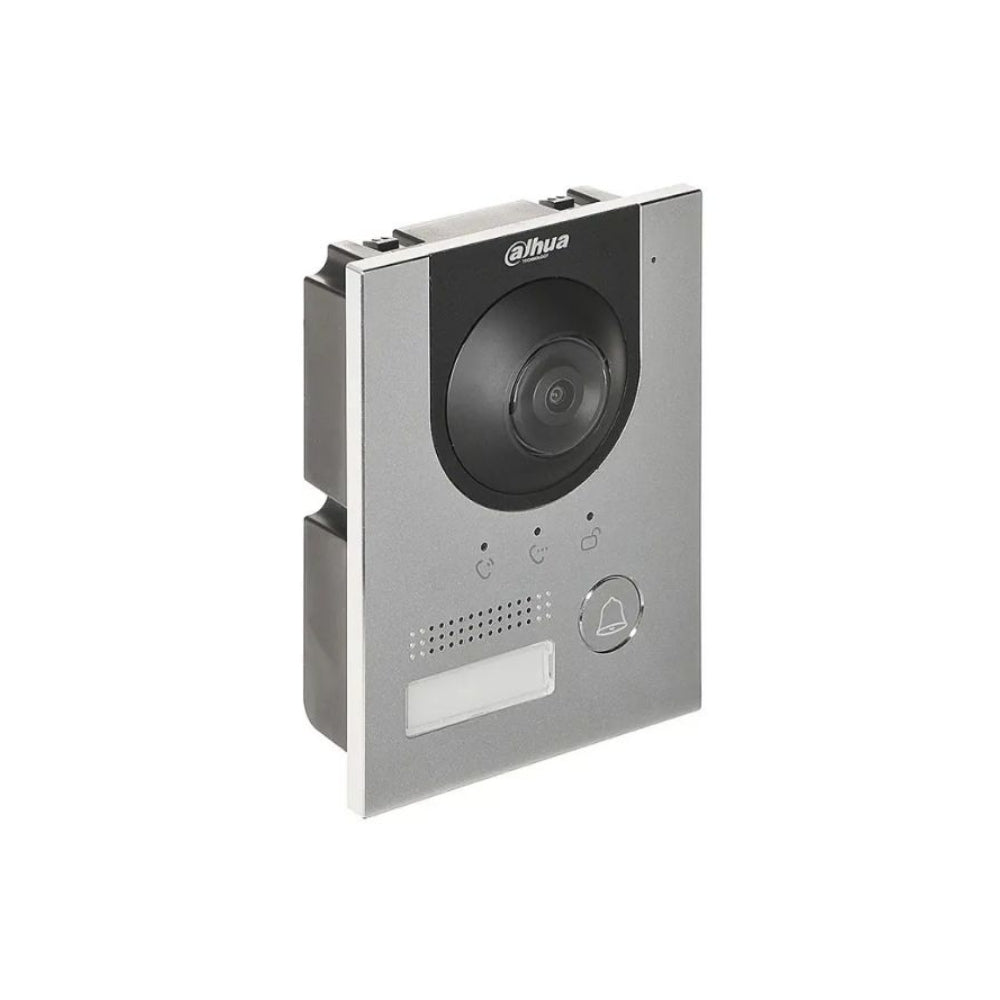 Frente de Calle Dahua 2MP PoE Funcion Intercomunicador Soporte 2 Chapas Panel Frontal de Aluminio Puerto 1xRS-485 IK07 IP65 DHI-VTO2201F-P