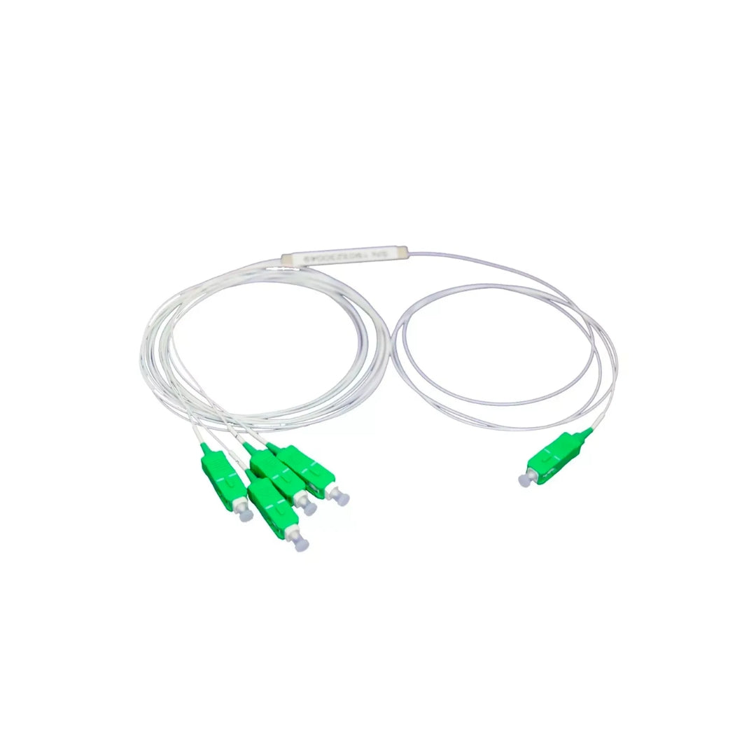 Splitter Dimax Divisor Optico PLC 1x4 con Conectores SC/APC Longitud de Onda 1260-1650nm c914