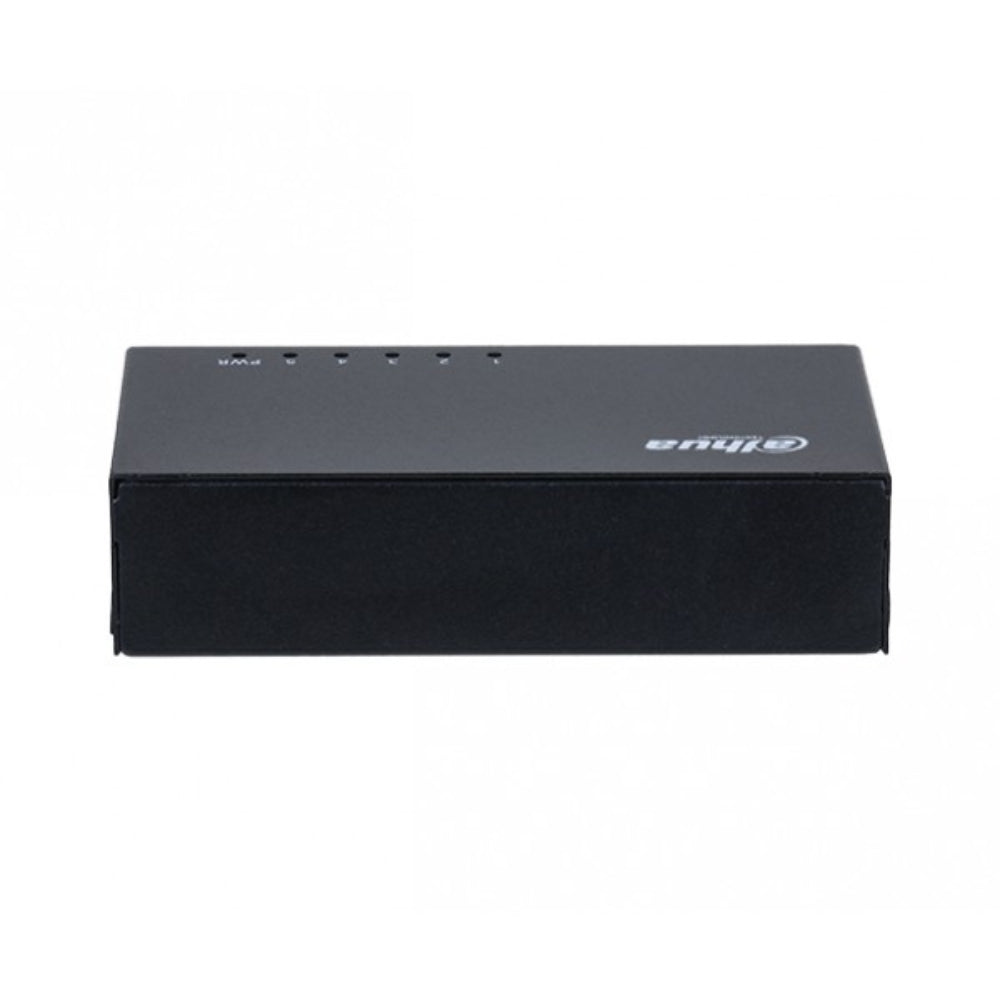 Switch Dahua 5 Puertos Gigabit Facil Instalacion Metalico DH-PFS3005-5GT-V2