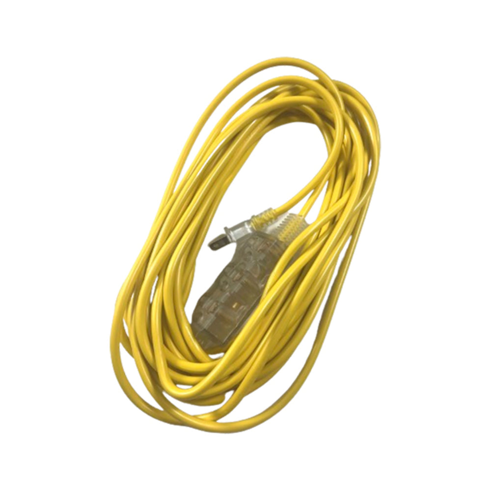 Extension Universal Dimax 20Metros Flexible con 3 Enchufes Universales Tipo B maximo 10Amp Clavija Plana R307