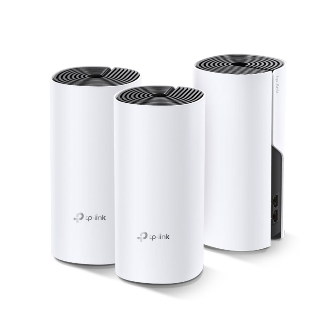 Sistema WiFi Mesh TP-Link Deco M4 (3-Pack) Elimina Zonas Muertas 2xGiga AP Conexiones sin Lag Compatible con todos los Decos M4(3-pack)