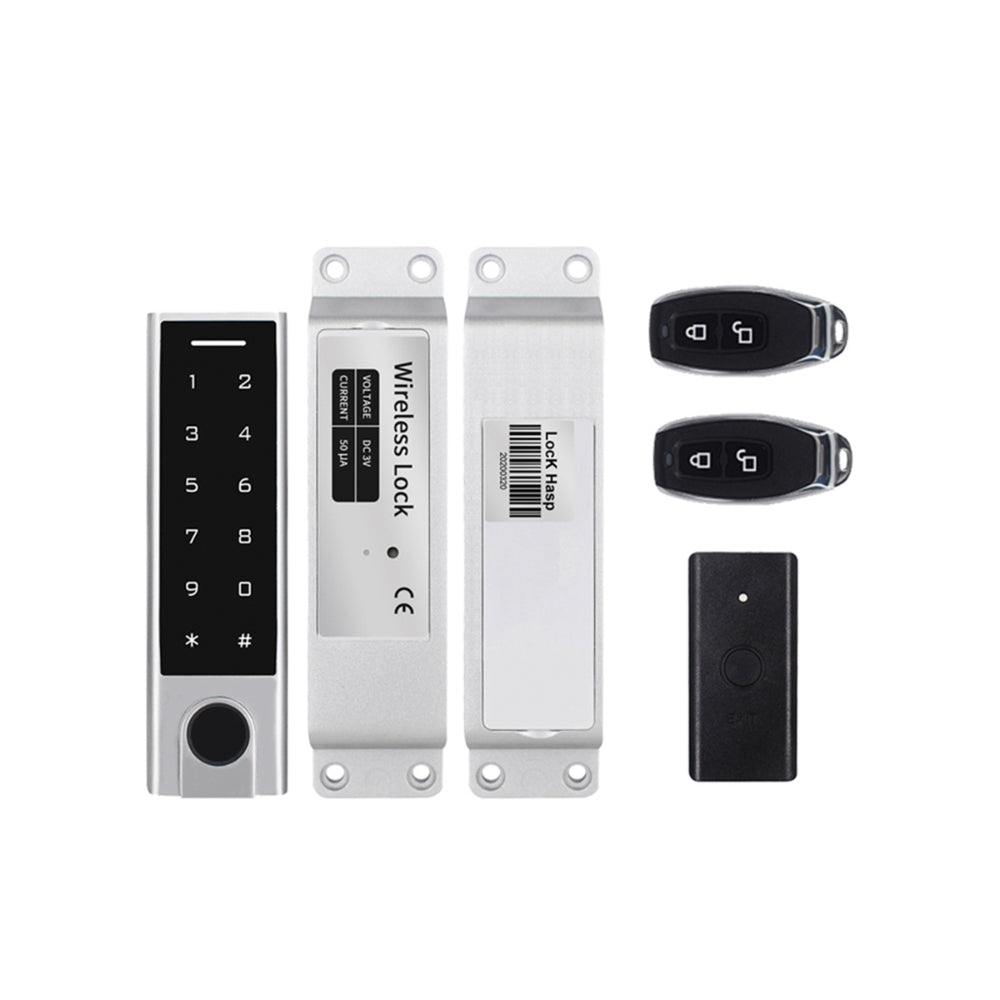 Kit de Bloqueo Dimax de Huella Inalambrico hasta 100 Huellas 900 RFID PIN Bateria Larga Duracion R321