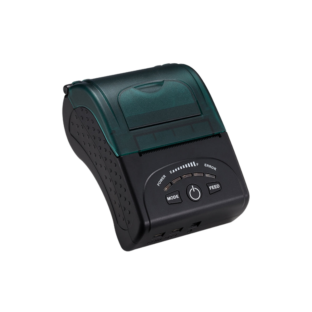 Impresora Termica ZKTeco Portatil Ancho de Papel 57mm Bateria 1500mAh Compatible con Windows Android y MAC Comunicacion Bluetooth ZKP5808