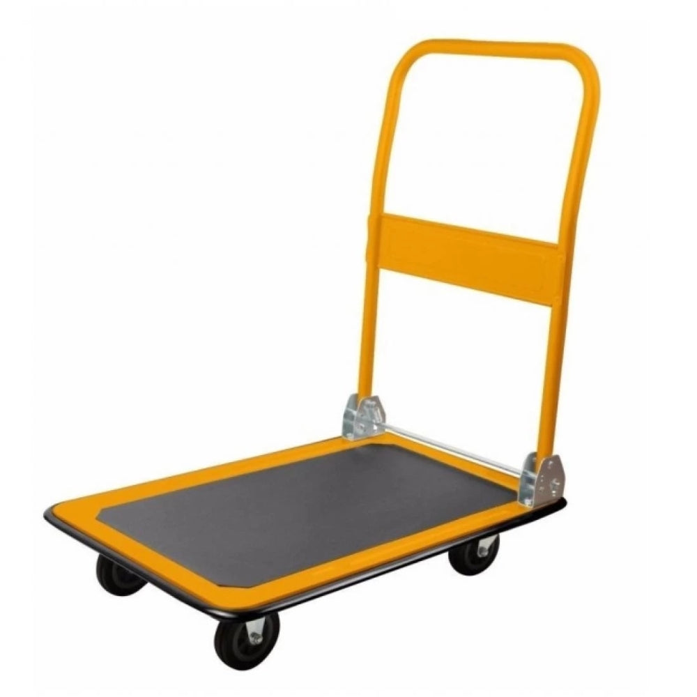 Carro de Plataforma Tolsen Plegable Tamaño de Plataforma 90x60cm Estructura de Acero con Ruedas de Goma 62606