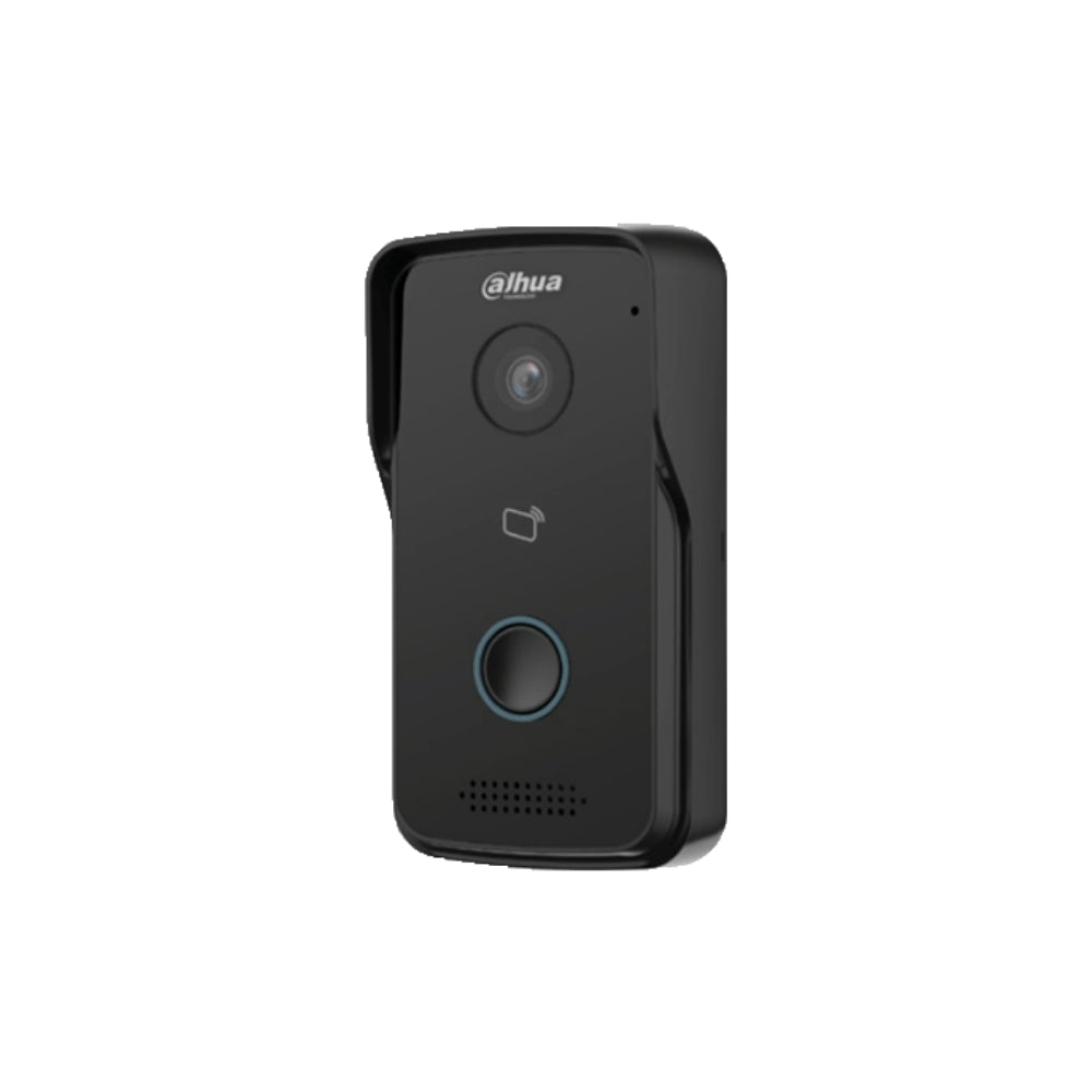 Kit de Video Portero Dahua IP Monitor 7" TFT Alarma 6/1 Frente de Calle HD IP65 ILuminacion Auto IR Ingreso con Tarjeta App o Monitor DHI-KTP03