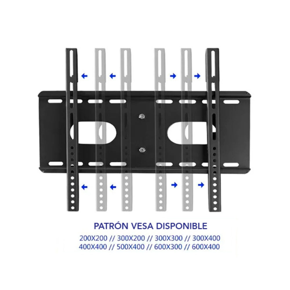 Soporte de TV Dimax de 32"a 60" Soporta 45Kg Brazo Fijo para Techo B006