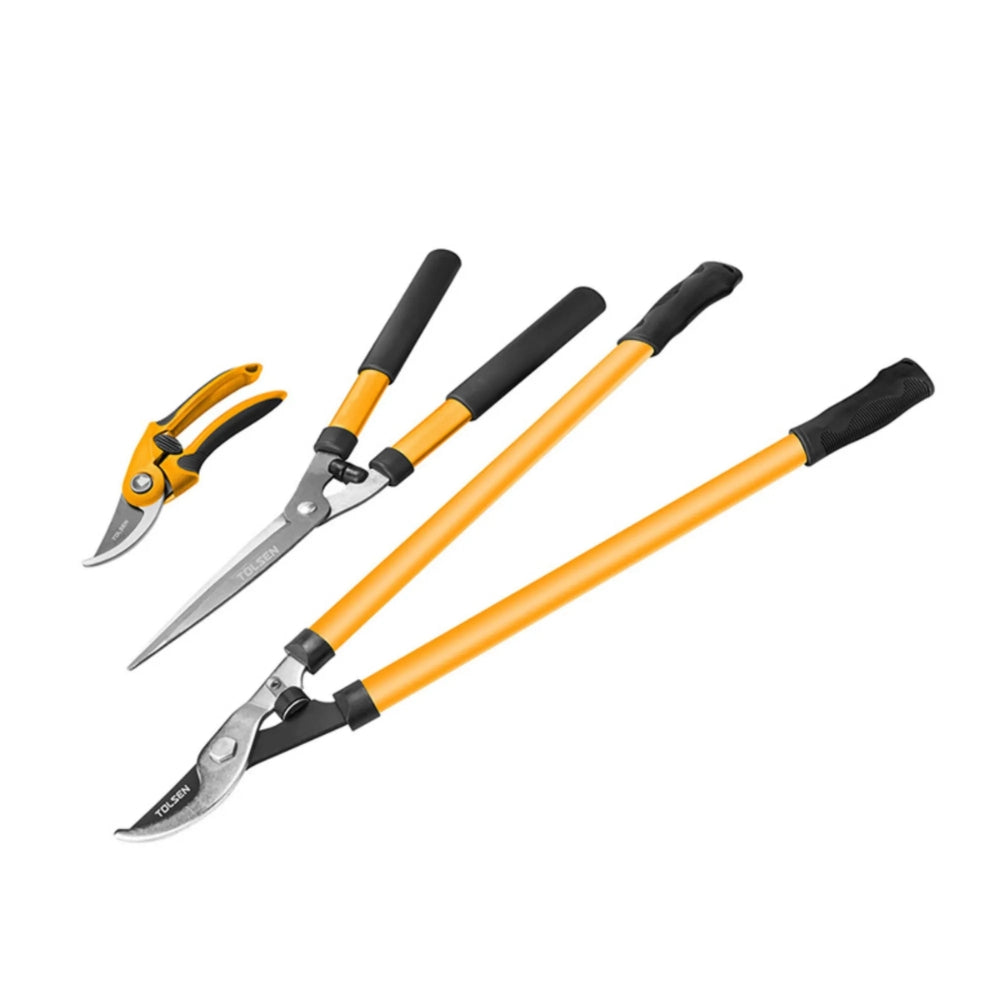 Set de 3 Tijeras Jardineras Tolsen Material de Acero al Carbono 31030