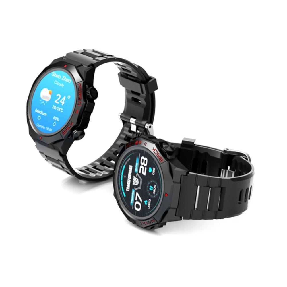 Reloj Inteligente Smartwatch Transformers Deception Llamadas Bluetooth v5.0 Pantalla 1.68" Monitoreo de Salud Carga Magnetica IP68 TF-H13