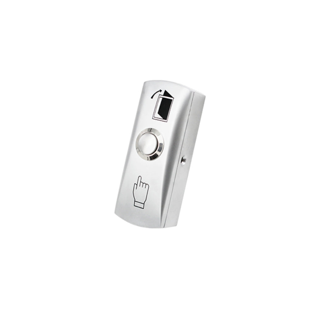 Boton Dimax Liberador para Puerta de Aluminio con Caja para Instalacion Boton de Acero 3Amp 36Vdc C786