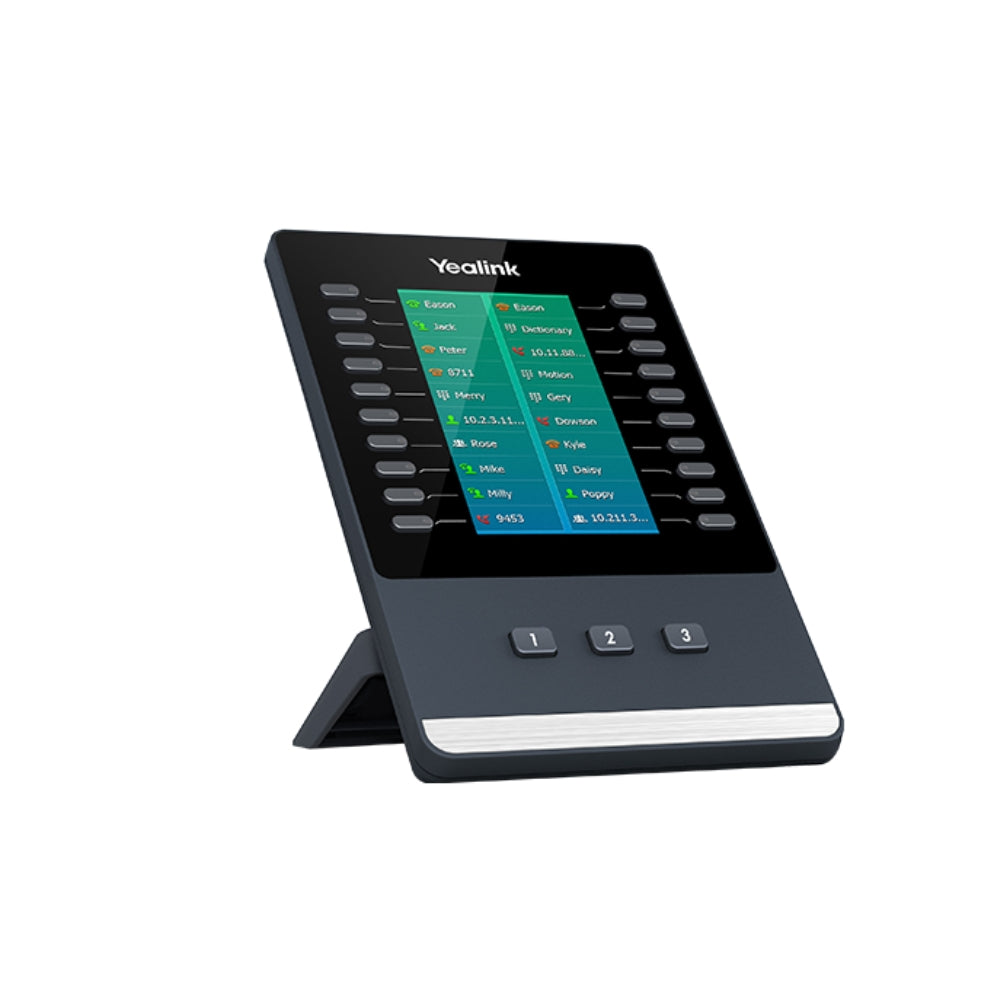 Extension de Teclado Yeastar Teclas BLF/BLA Pantalla Tactil a Color 4.3" 272x480 20 Botones Programables hasta 3 Modulos 160 Contactos para T43U T46U T48U EXP50