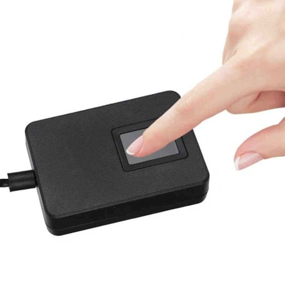Lector de Huella Digital Zkteco Comunicacion USB Facil Acceso para Cualquier Dedo LED Indicador de Estado Resolucion 500Dpi USB-2.0 ZK9500