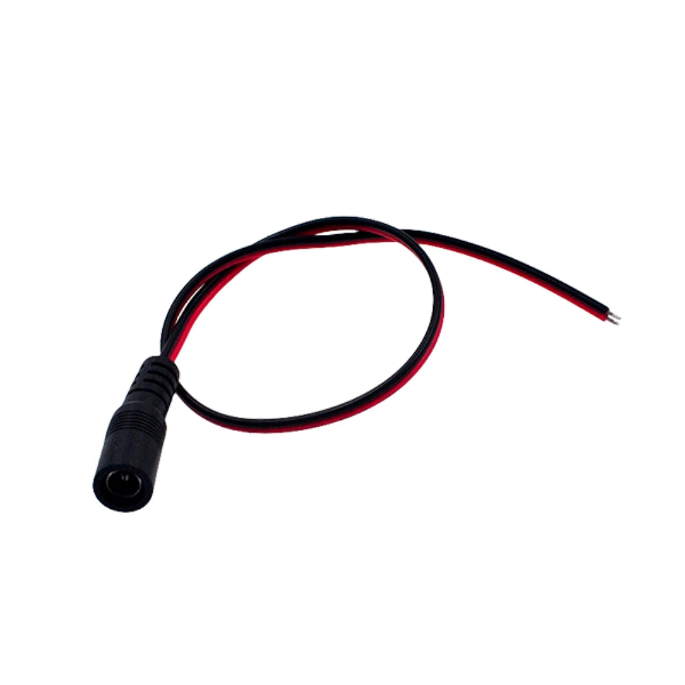 Conector Plug DC Dimax tipo Hembra cable de 25cm Bolsa de 10 piezas N049