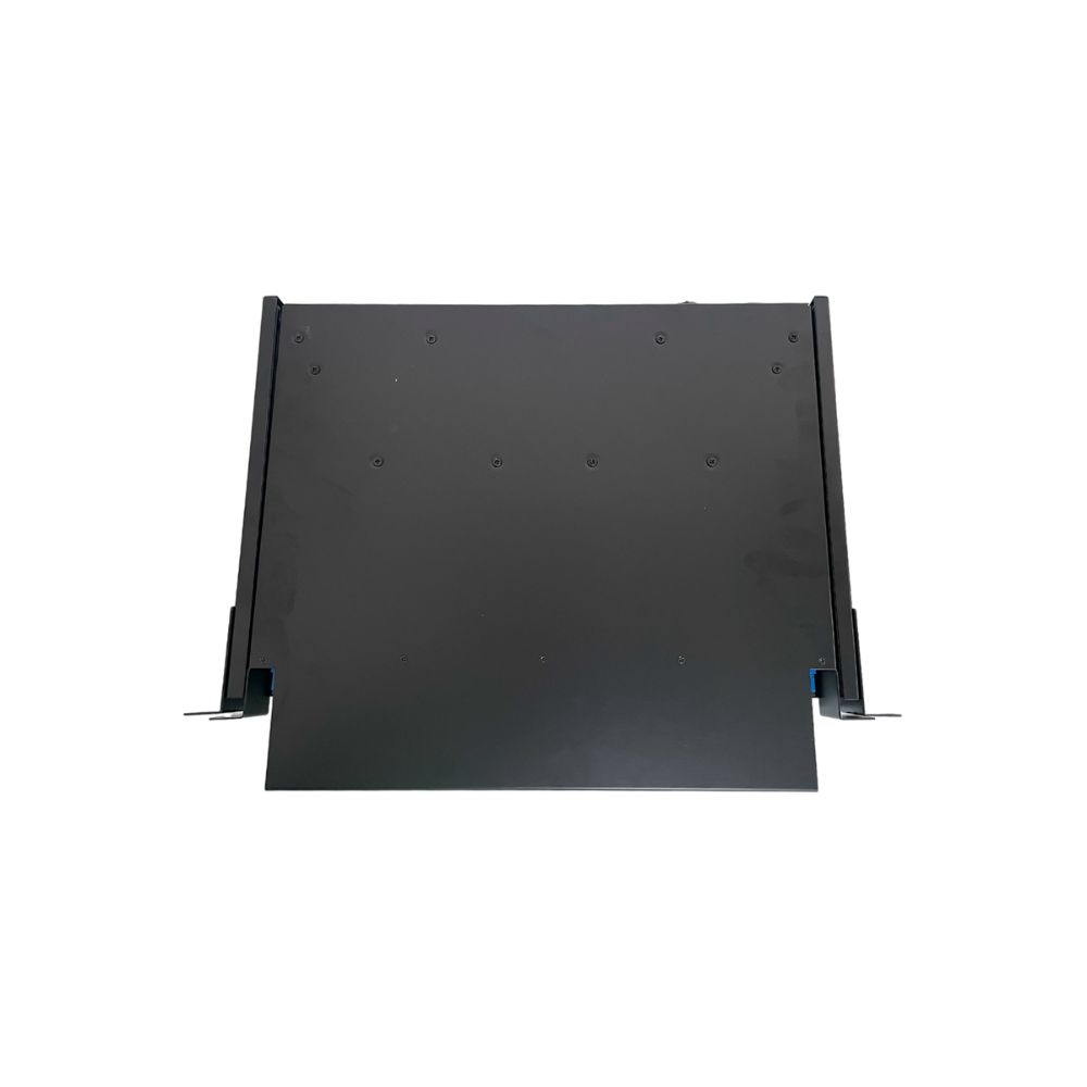 Patch Panel ODF Dimax 1U 24 Puertos Compatible con Adaptador Simplex SC LC Incluye Cassetera color Negro C735