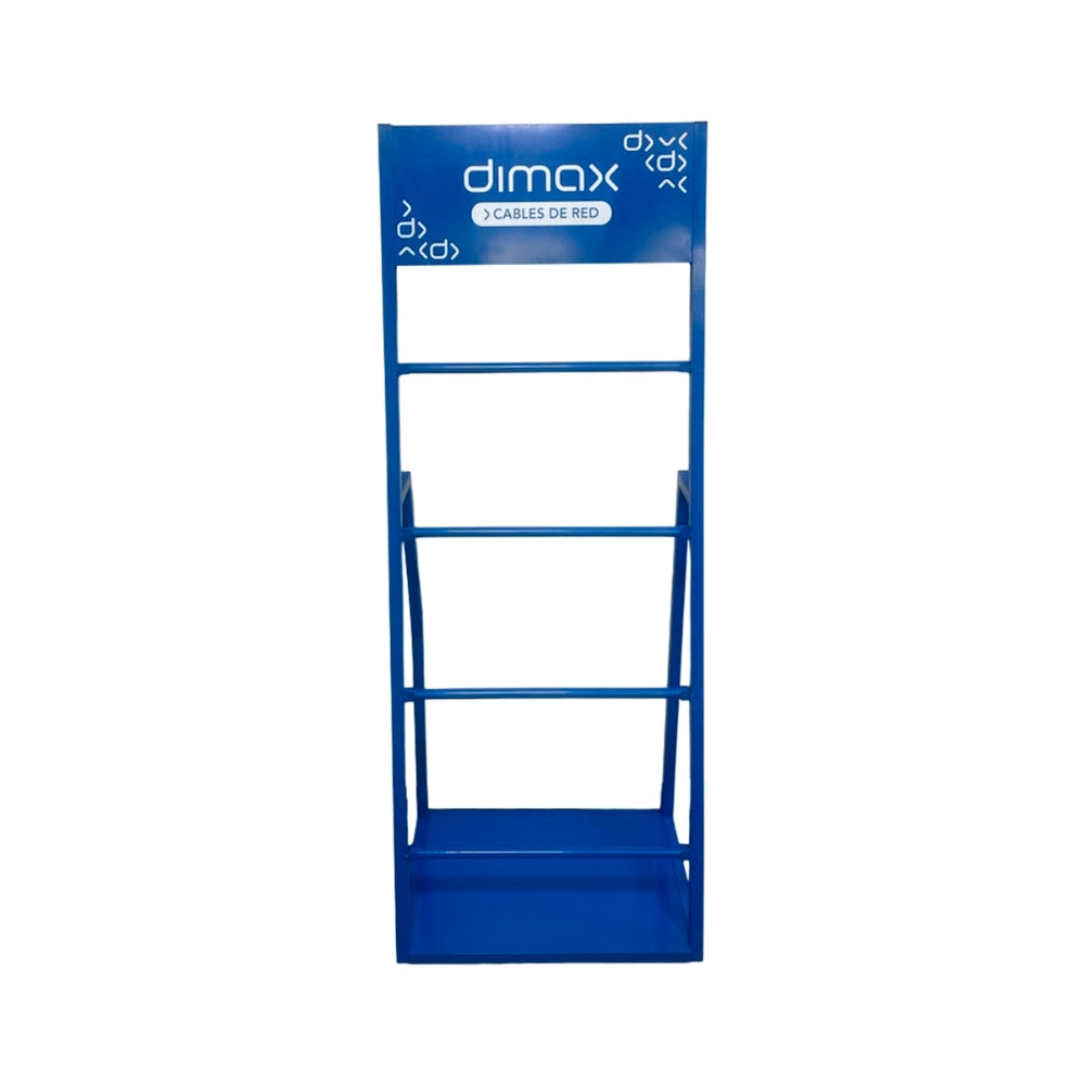 Exhibidor para Cables Dimax Metalico Uso Interior Exterior Altura 1.6 metros color Azul C899