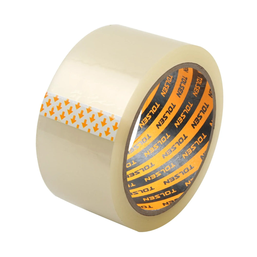 Set de 5 Cintas de Embalaje Tolsen Transparente Medida 48mm x 100m 50206