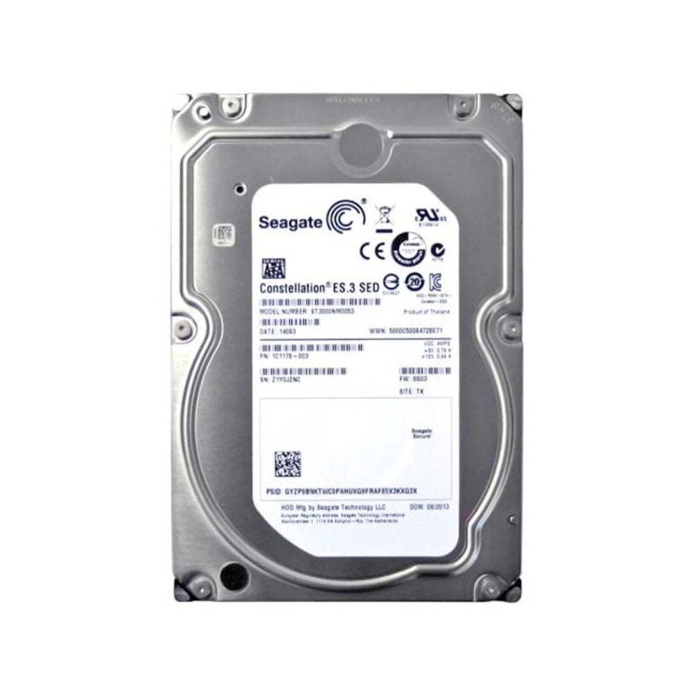 Disco Duro Seagate Constellation 3TB 7200RPM Sata 6.0Gbps Optimizado para Grabador de CCTV Funciona 24/7 Reempaquetado ST3000NM0053