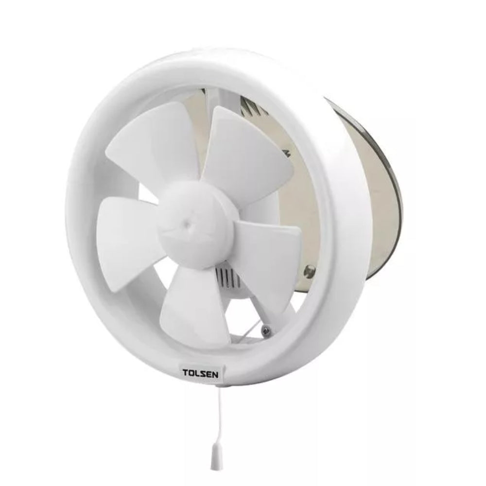 Extractor de Aire Tolsen Redondo de 200mm 8" Potencia 20Watts Flujo de Aire 520m3/h 79599