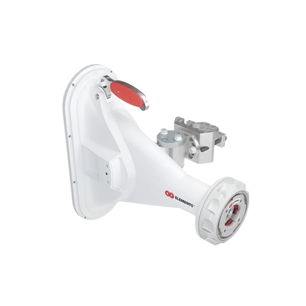 Antena RF Elements Horn Simetrica con Conector Twistport Ganancia 16dBi Frecuencia 5180-6000 MHz TP de 90° para grupos de AP Alta Densidad IP55 HG3-TP-A90-V2