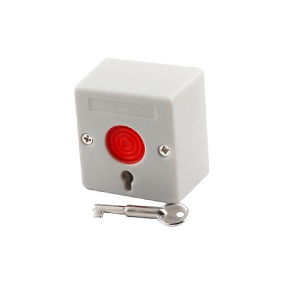 Boton de Emergencia Dimax con Llave Requiere Llave para Normalizar el Estado W029