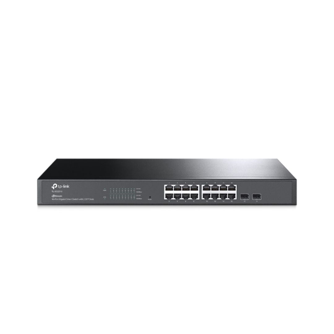 Switch TP-Link 2xSFP 16 Puertos Gigabit L2 Soporta VLAN QoS GUI Limitacion de Trafico IPS TL-SG2218