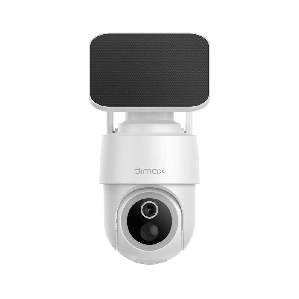 Camara PT Dimax 4MP Full Color con Panel Solar y Bateria Integrada Detecta Personas Sensor PIR Dist. iluminacion 8metros IP65 Panel 2.25Watts G125
