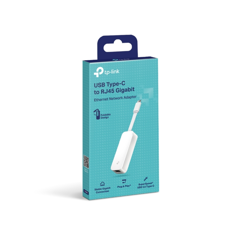 Adaptador USB-C a Ethernet TP-Link UE300C Gigabit Compatible con Windows y MAC TL-UE300C