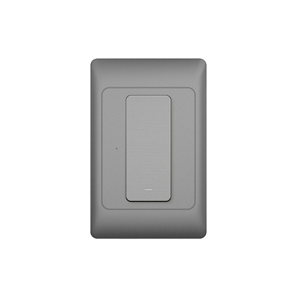 Interruptor Dimax de 1 Punto Smart WiFi 2.4GHz Control por Voz Alexa y Google color Gris H350