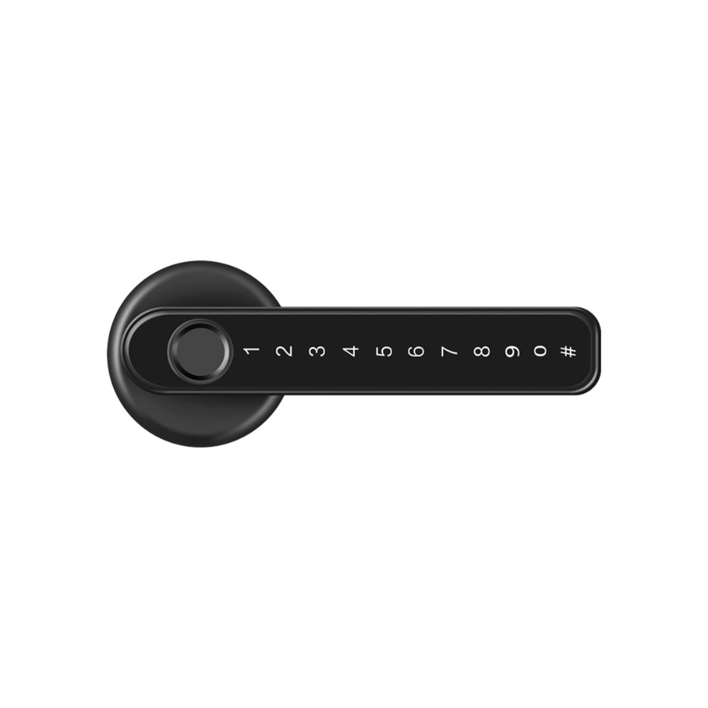 Cerradura Inteligente Dimax con Version Bluetooth Mortaja Pestillo Unico Alimentacion 4 Pilas AAA color Negro B027