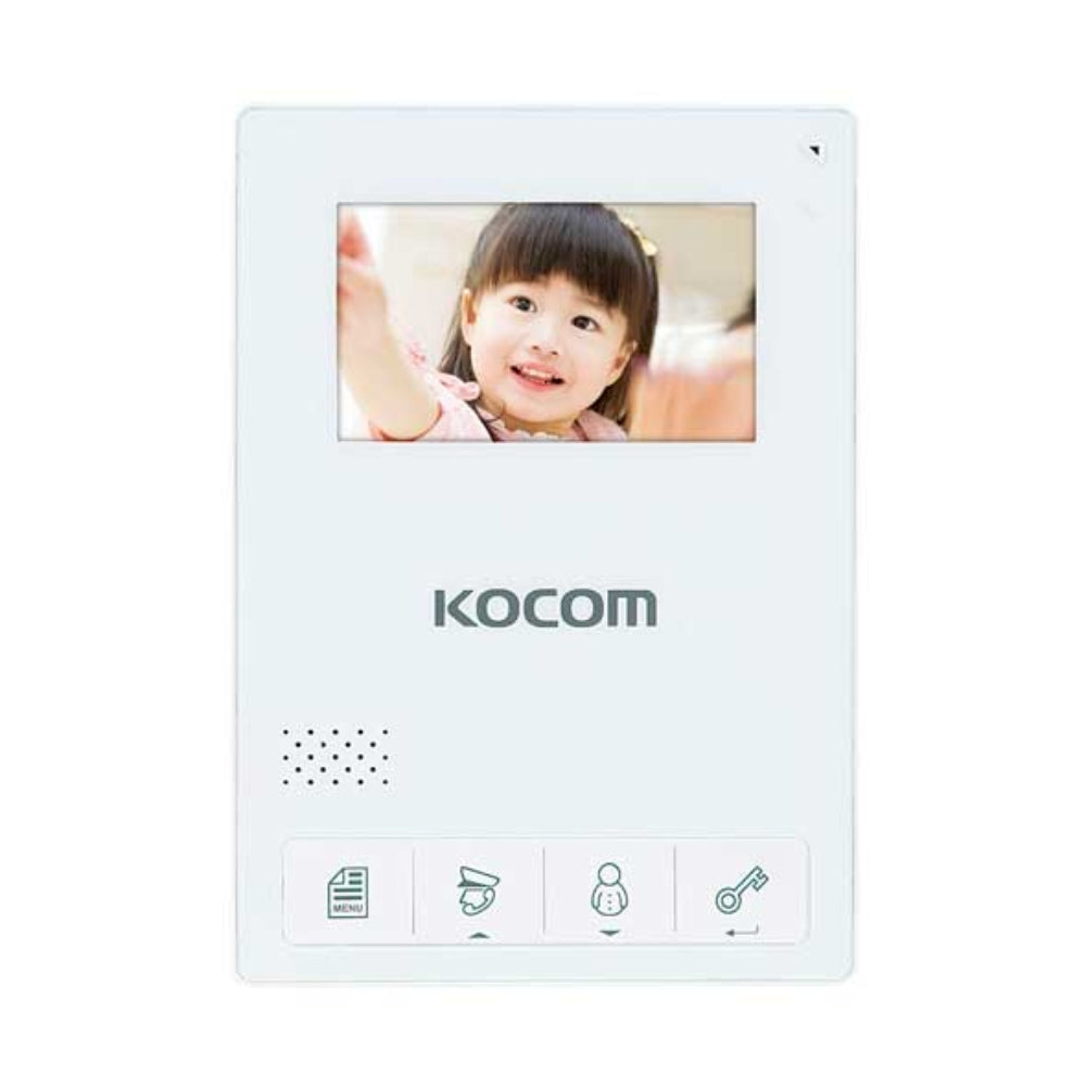 Pantalla Kocom LCD color Blanco 4.3" Manos Libres KCV-434W+KC-MC20