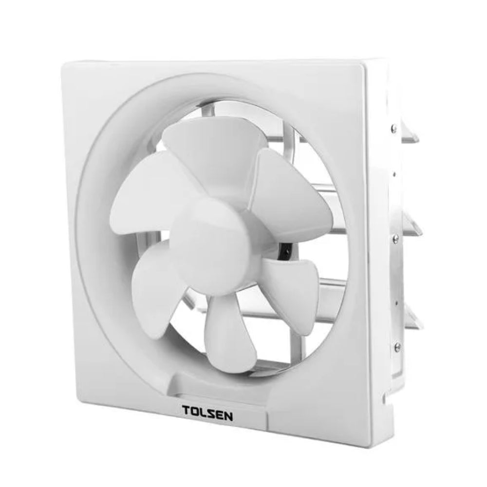 Extractor de Aire Tolsen Cuadrado de 250mm 10" Potencia 38Watts Flujo de Aire 860m3/h 79601